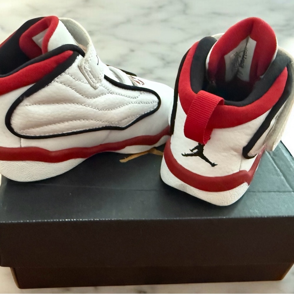 Jordan Pro Strong Toddler Boys Size 7c - White and Red